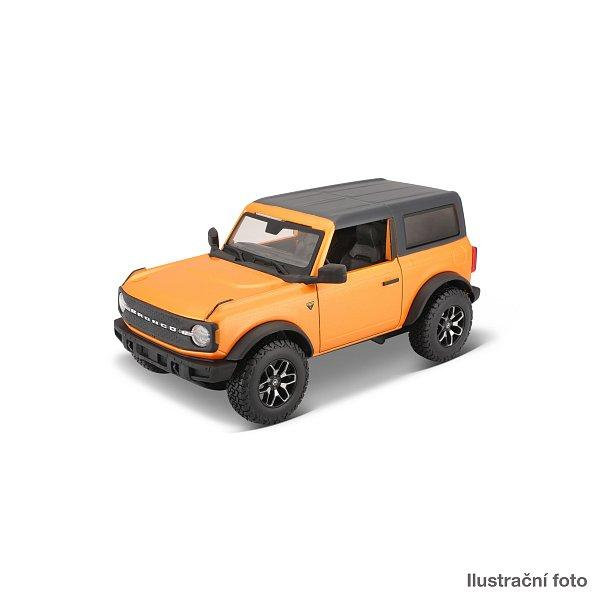 Maisto - 2021 Ford Bronco, met. oranžová, 1:24