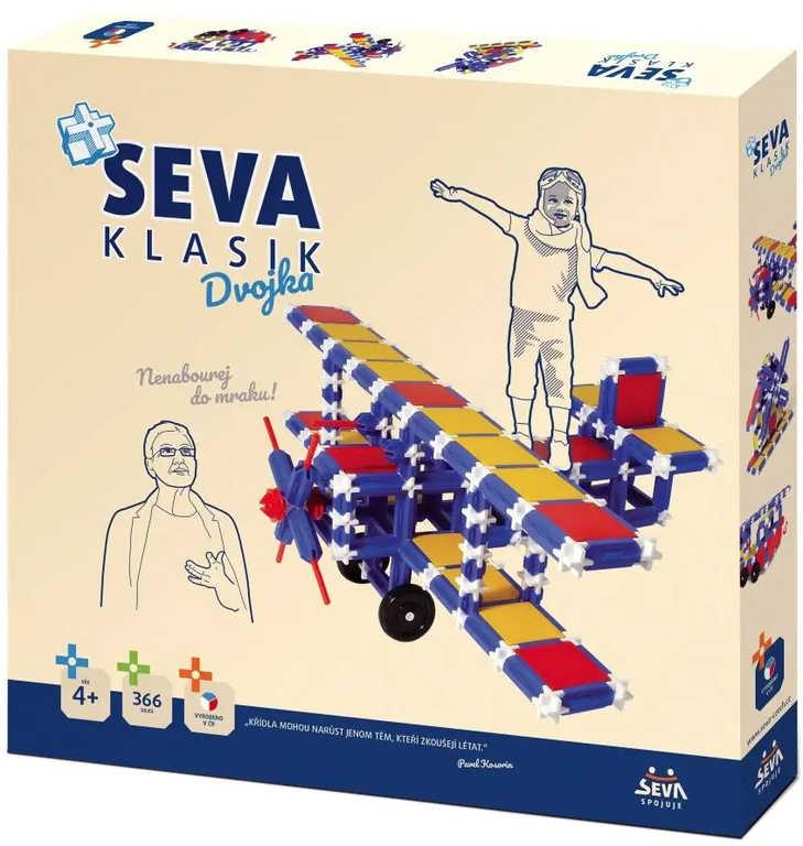 VISTA SEVA Stavebnice Klasik Dvojka plast 366 dílků