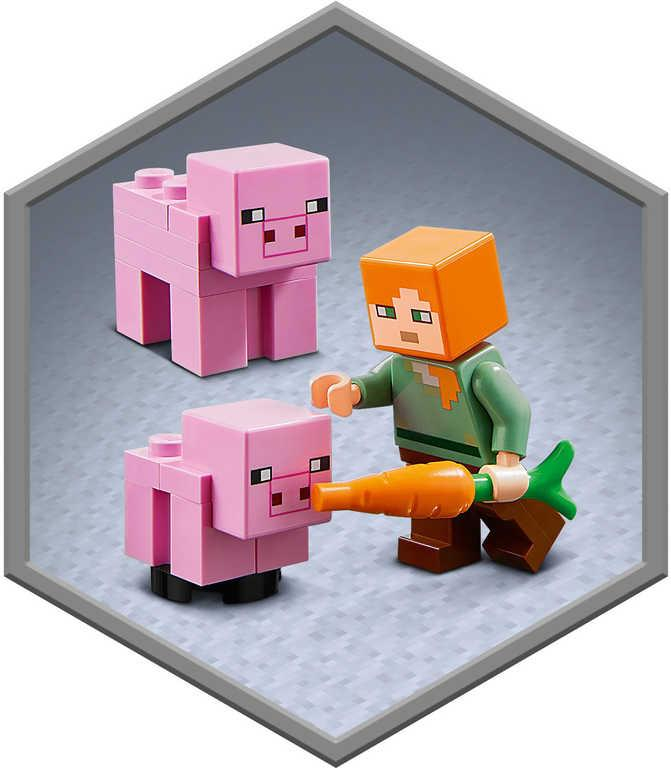 LEGO MINECRAFT Prasečí dům 21170 STAVEBNICE