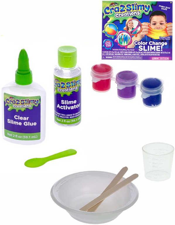 Sliz Kreativní set výroba slizu mění barvu Cra-z-slimy s doplňky v krabičce