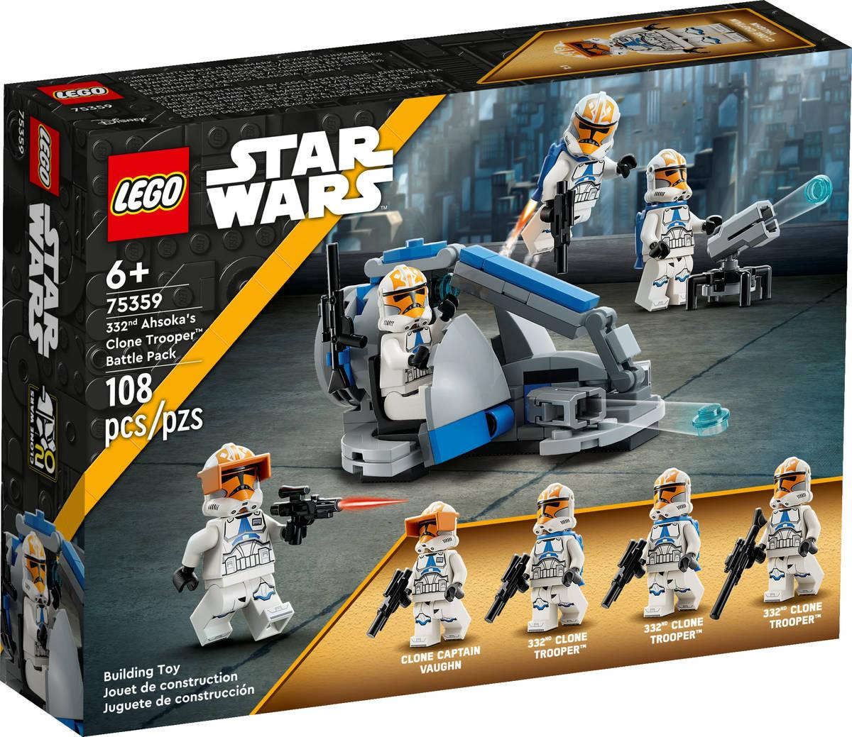 LEGO STAR WARS Bitevní balíček klonovaného vojáka Ahsoky 75359 STAVEBNICE