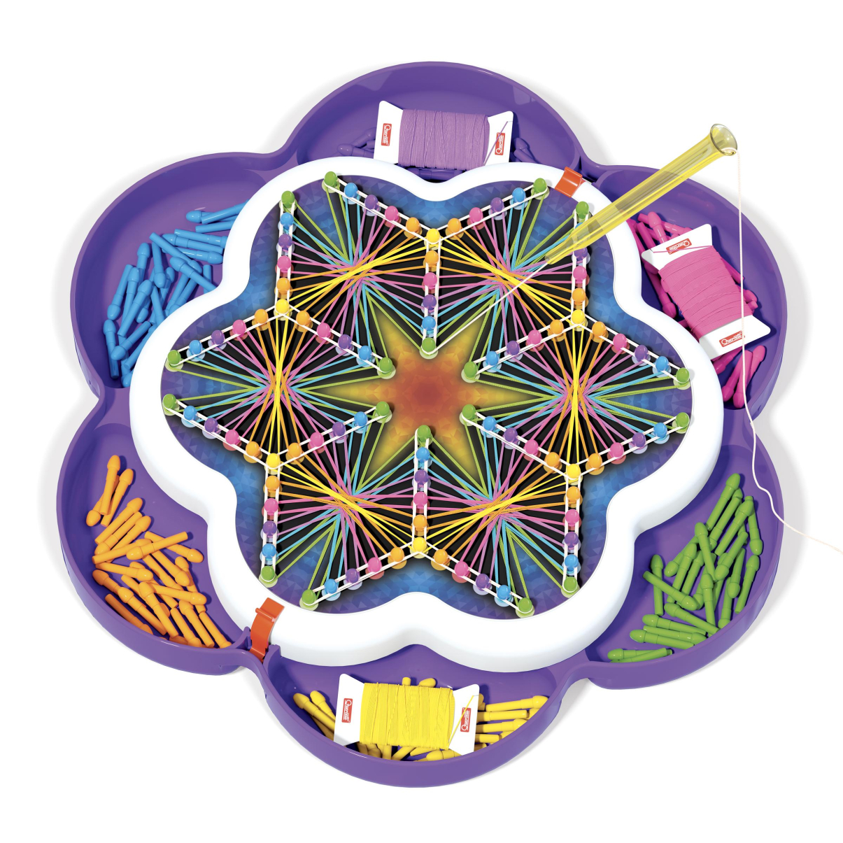 Quercetti 02850 Play Creativo - String Art Mandala