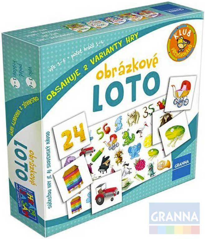 GRANNA Hra Loto obrázkové *SPOLEČENSKÉ HRY*