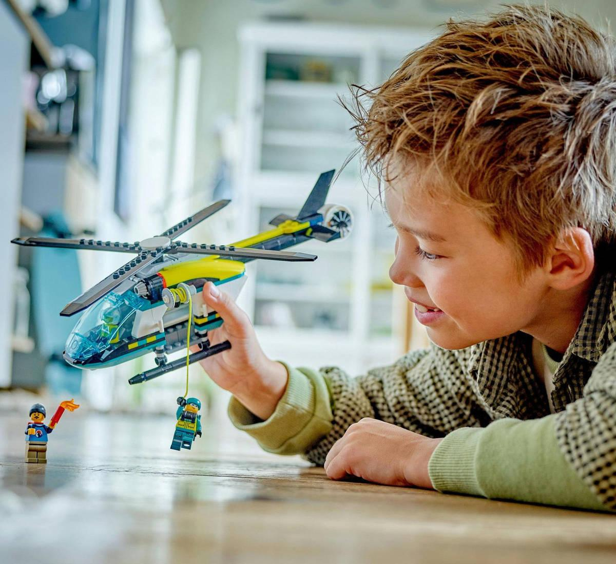 LEGO CITY Záchranářská helikoptéra 60405 STAVEBNICE