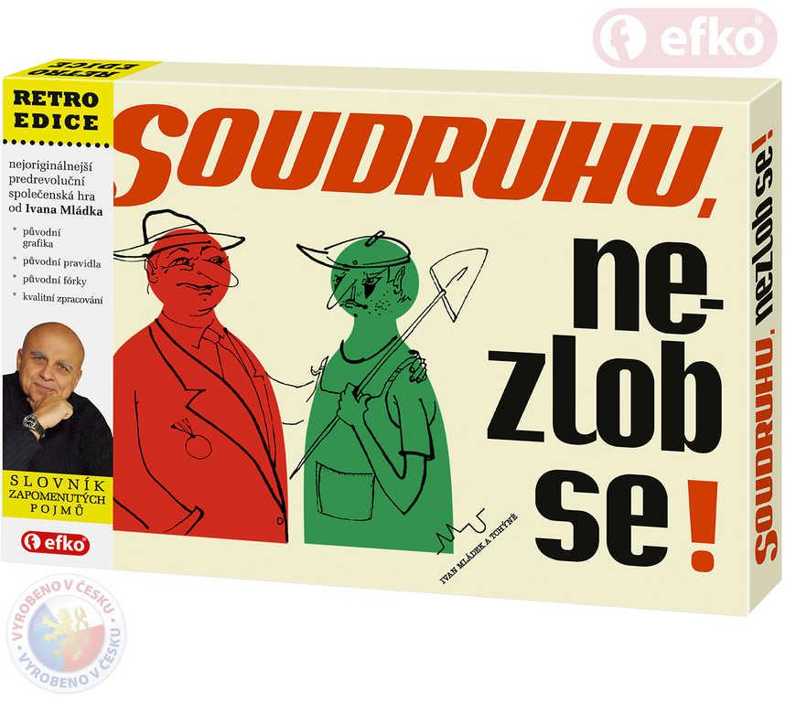 EFKO Hra retro Soudruhu nezlob se! původní vzhled *SPOLEČENSKÉ HRY*