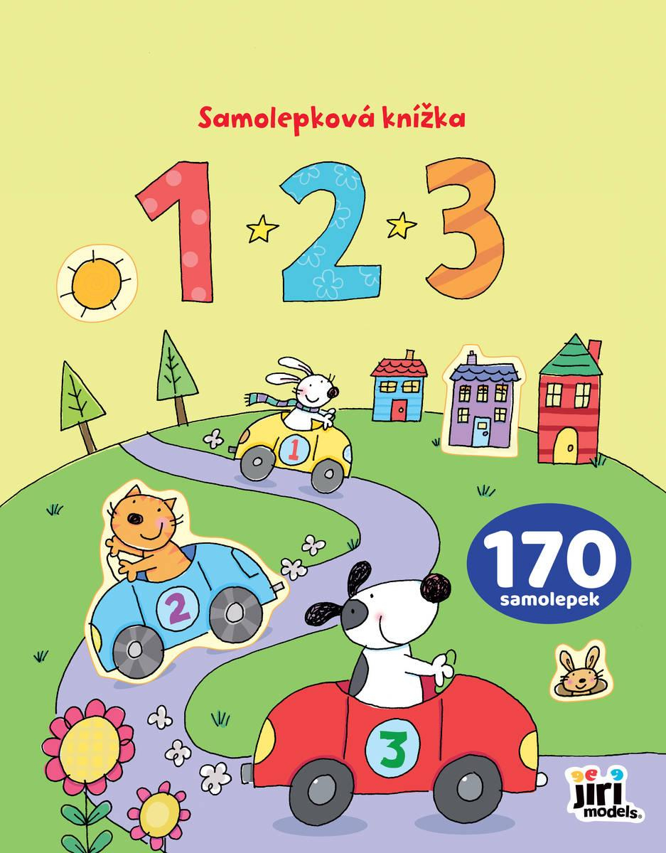 JIRI MODELS Knížka samolepková 123 170+ samolepek