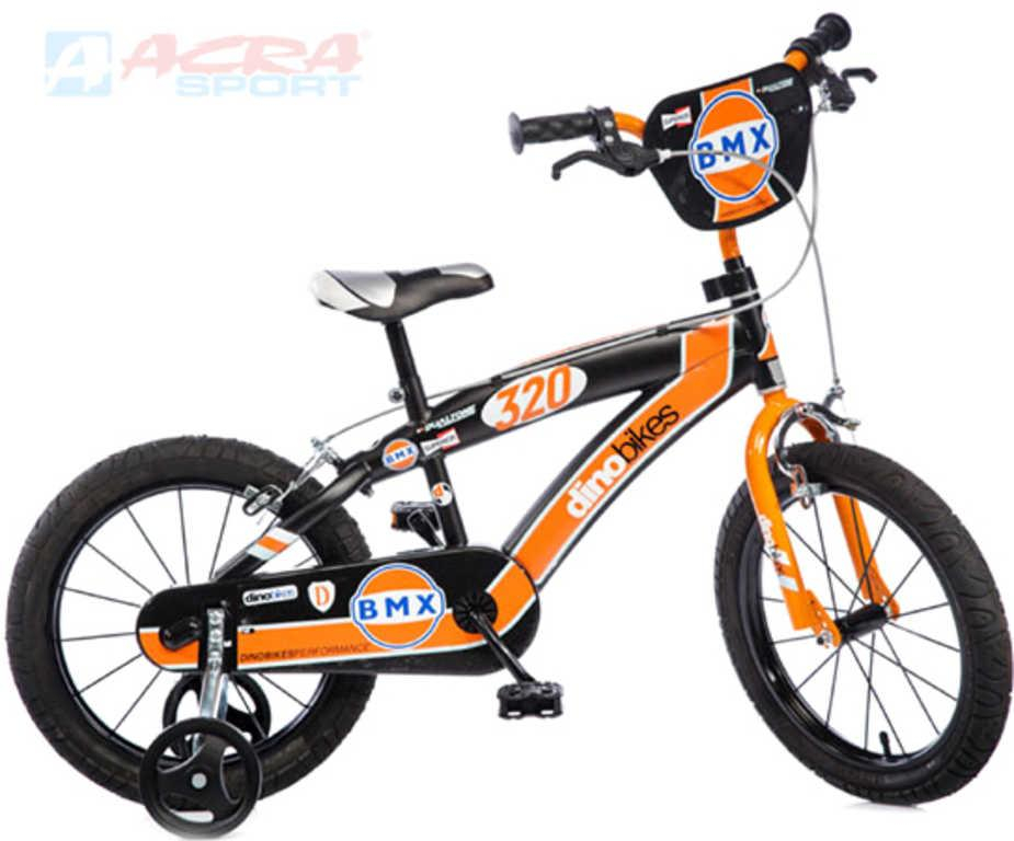 ACRA Dětské kolo Dino BMX 165 černé 16" 2017