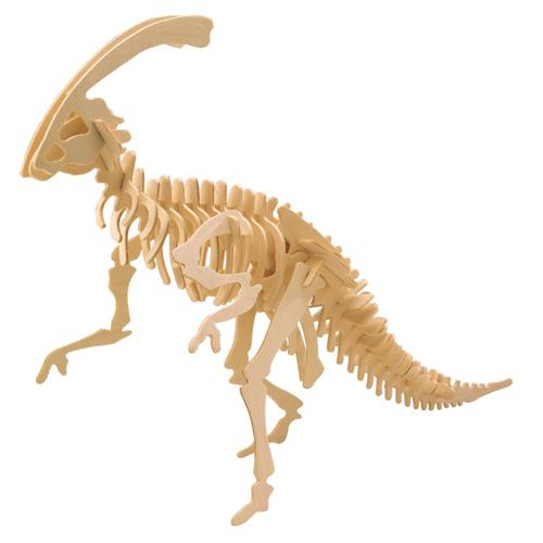 Woodcraft Dřevěné 3D puzzle velký Parasaurolophus