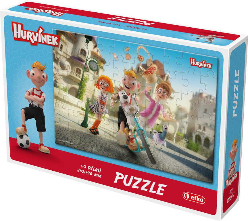 EFKO Puzzle Hurvínek I 21x15cm 60 dílků skládačka v krabici