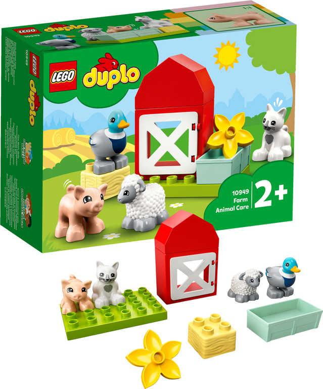 LEGO DUPLO Zvířátka z farmy 10949 STAVEBNICE