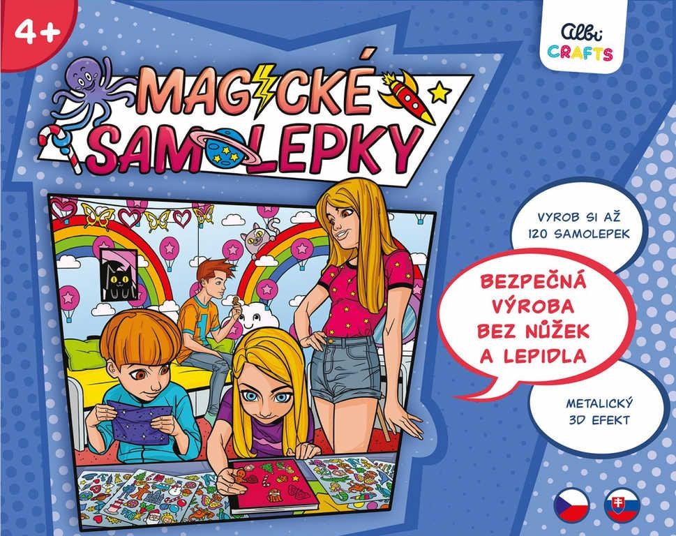 ALBI Magické samolepky kreativní set výroba samolepek