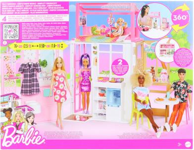 Barbie Skládací dům HCD47