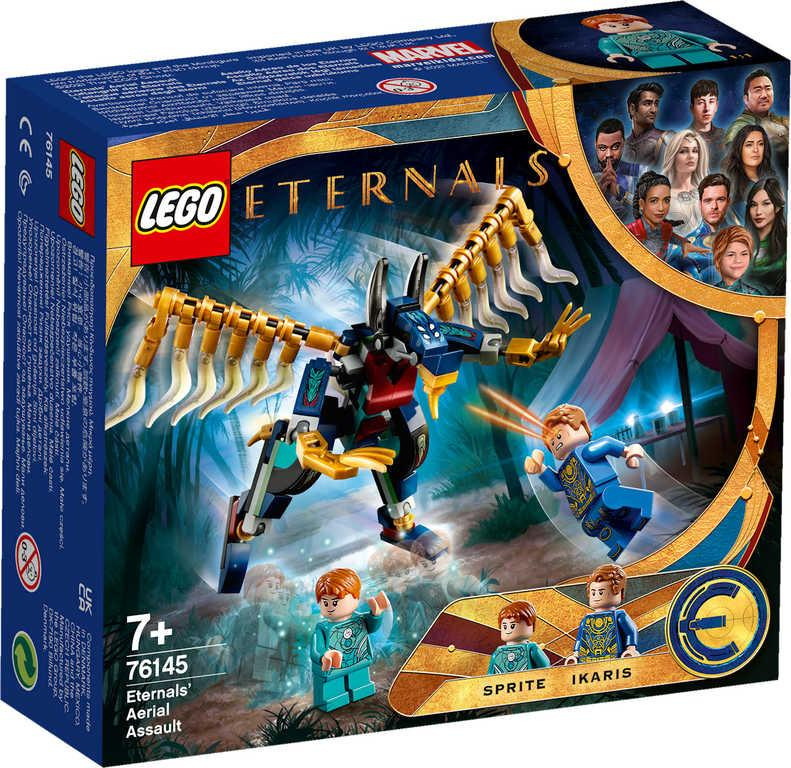 LEGO SUPER HEROES Letecký útok Eternalů 76145 STAVEBNICE