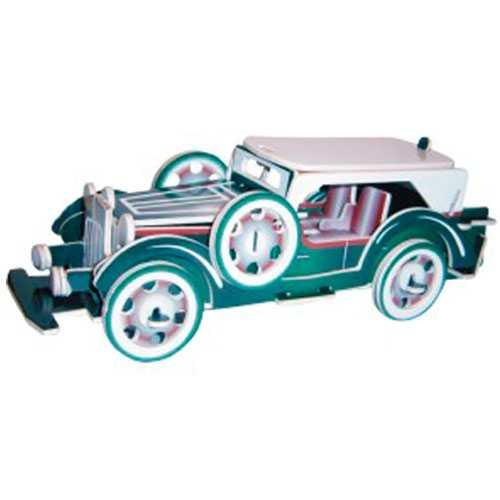 Woodcraft Dřevěné 3D puzzle Ford model V8 barevný