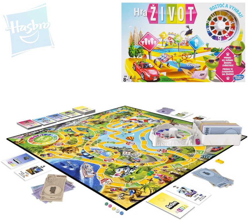 HASBRO Hra Život Game of Life CZ SK 