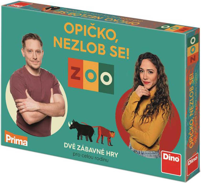 DINO Hra Opičko, nezlob se! Prima ZOO 2v1 *SPOLEČENSKÉ HRY*