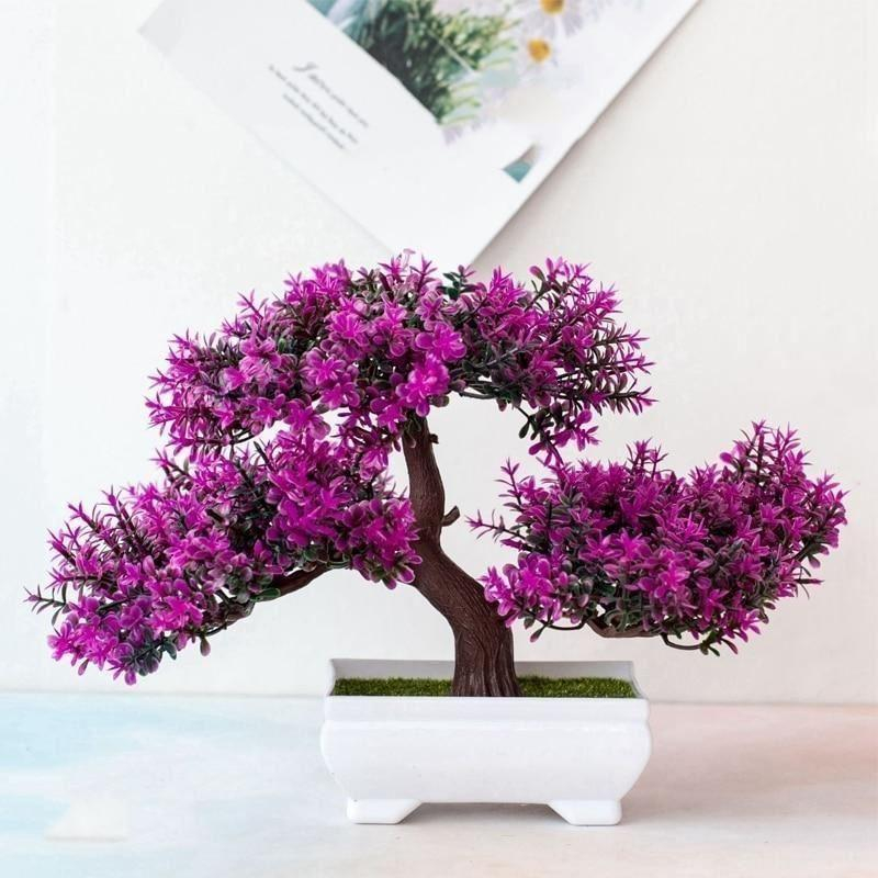 Umělá bonsai - fialová