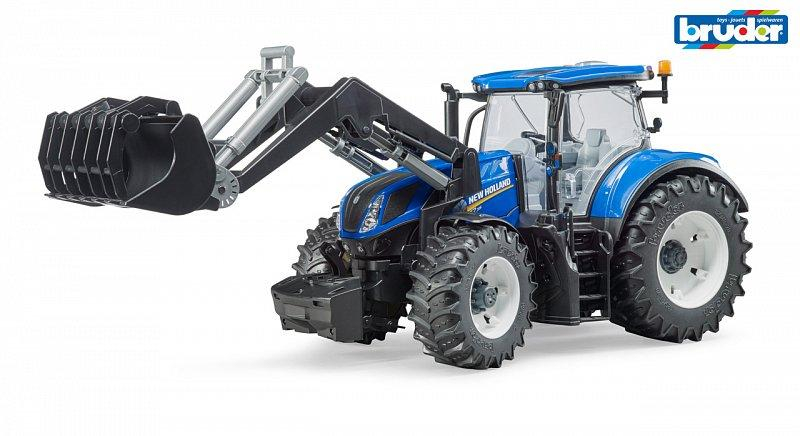 Farmer - traktor New Holland s předním nakladačem