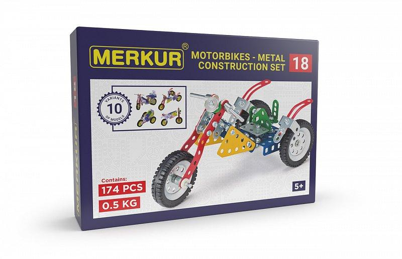 Merkur 018 Motocykly, 174 dílů, 10 modelů