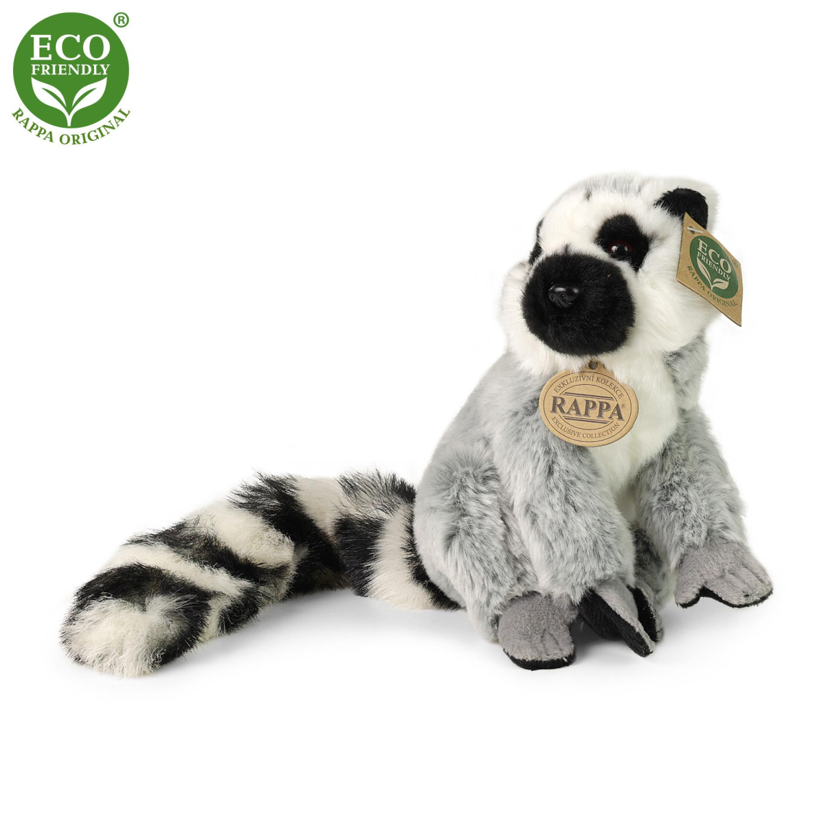 Plyšový lemur 19 cm ECO-FRIENDLY