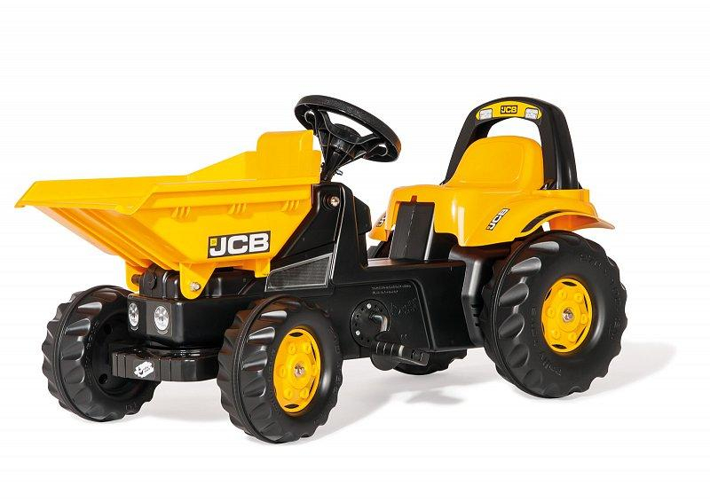 Šlapací traktor Rolly Kid Dumper JCB, žlutý