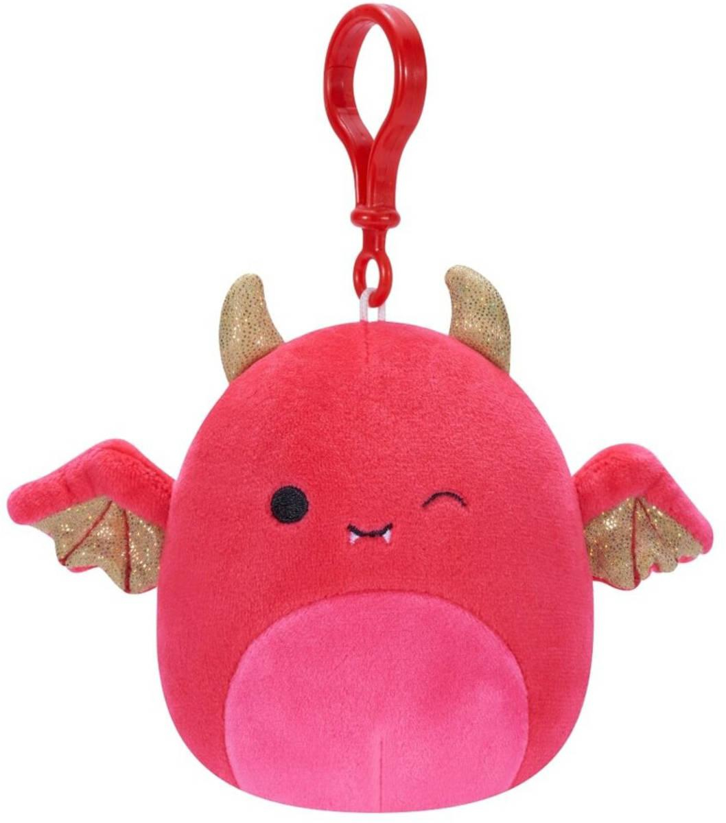 PLYŠ Squishmallows Ďáblík Dante přívěsek na klíče *PLYŠOVÉ HRAČKY*