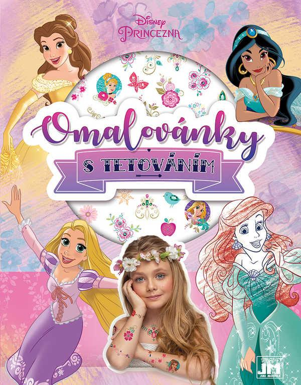 JIRI MODELS Omalovánky + tetování Disney Princezny