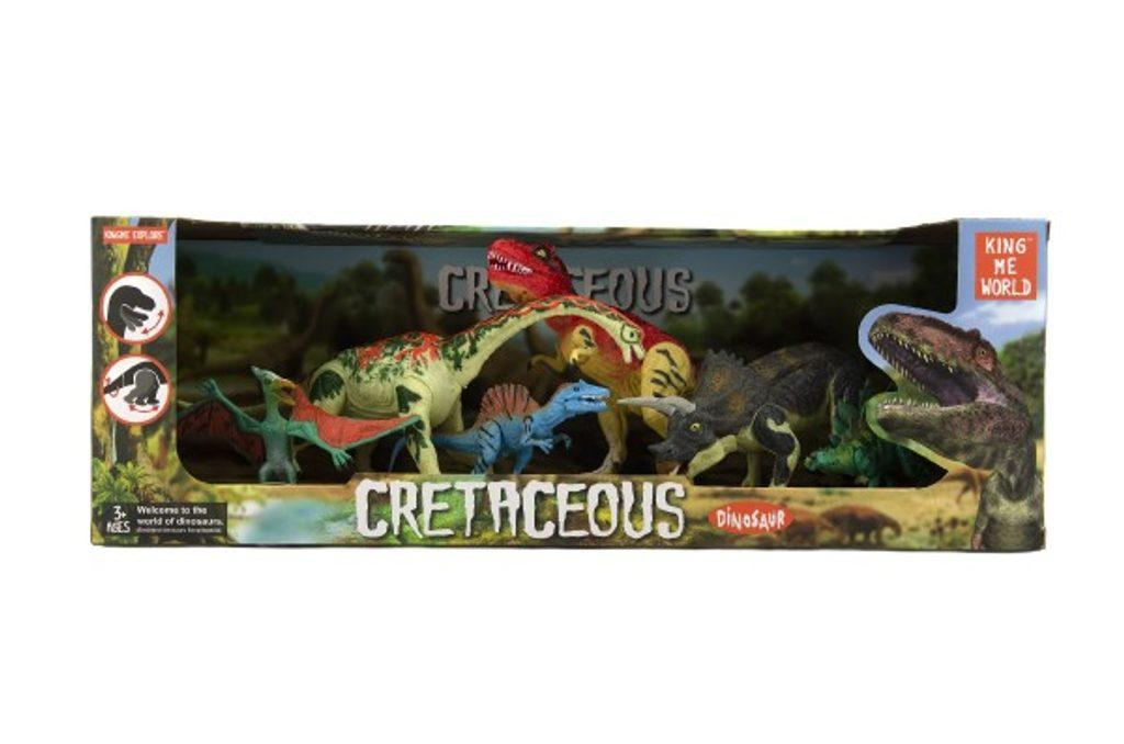 Sada Dinosaurus hýbající se 6ks plast v krabici 48x17x13cm