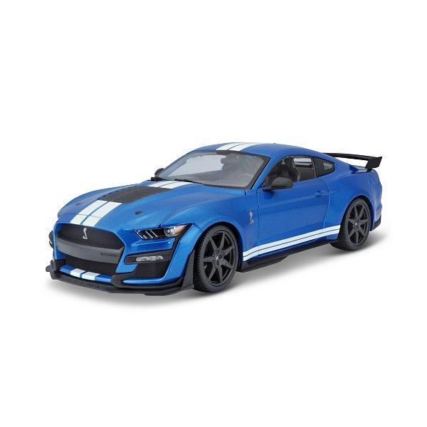 Maisto - 2020 Ford Shelby GT500, metal modrá, 1:18