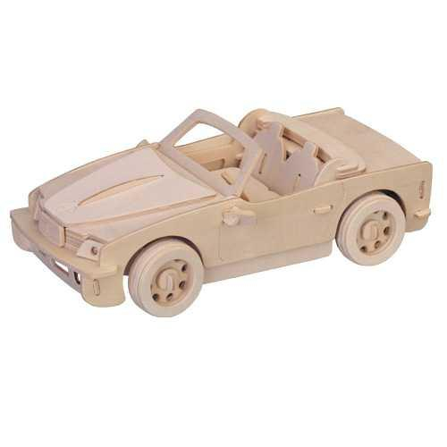 Woodcraft Dřevěné 3D puzzle malé BMW