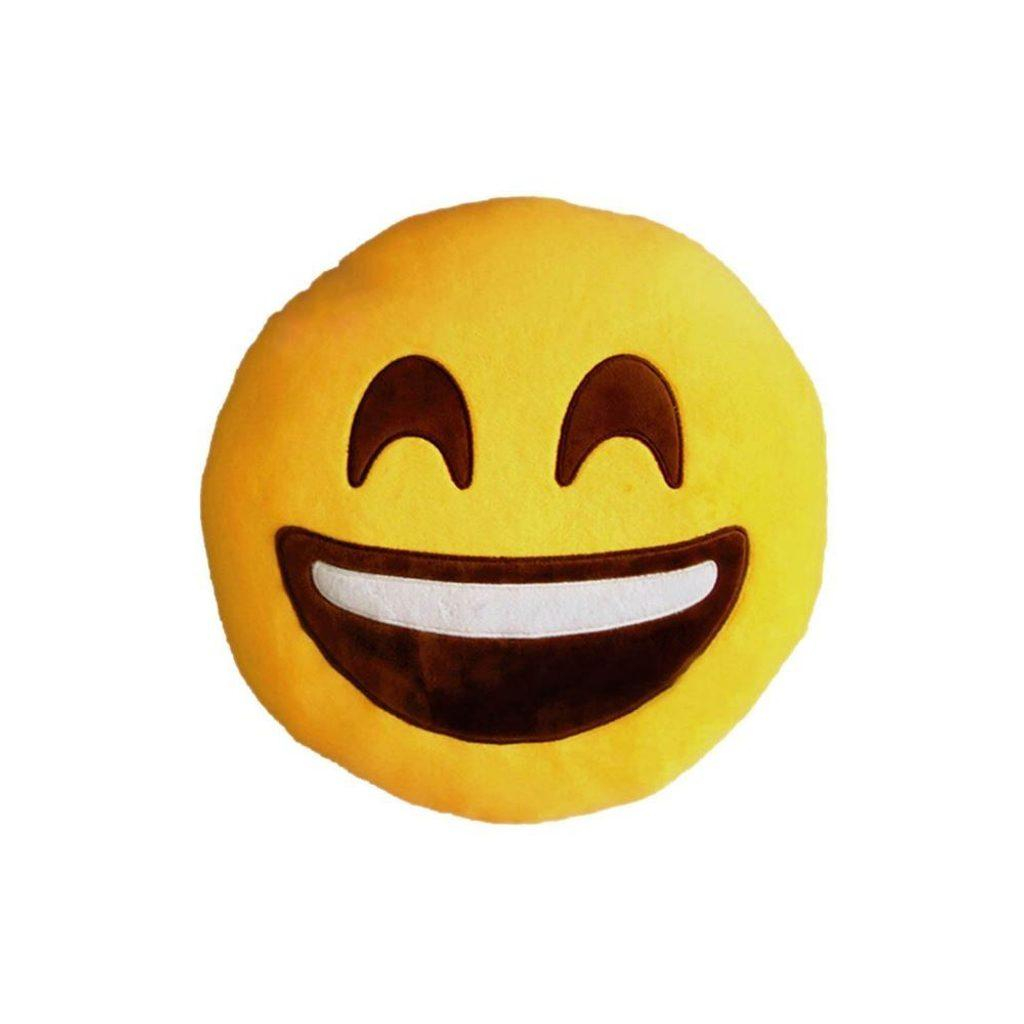 Emoji polštář - veselý