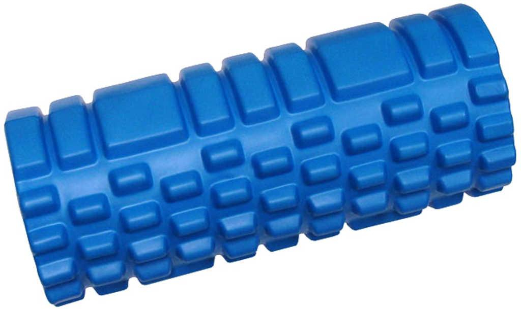 ACRA Válec masážní 33x14cm fitness roller modrý plast