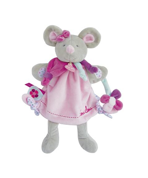 Doudou Plyšový maňásek myška 28 cm