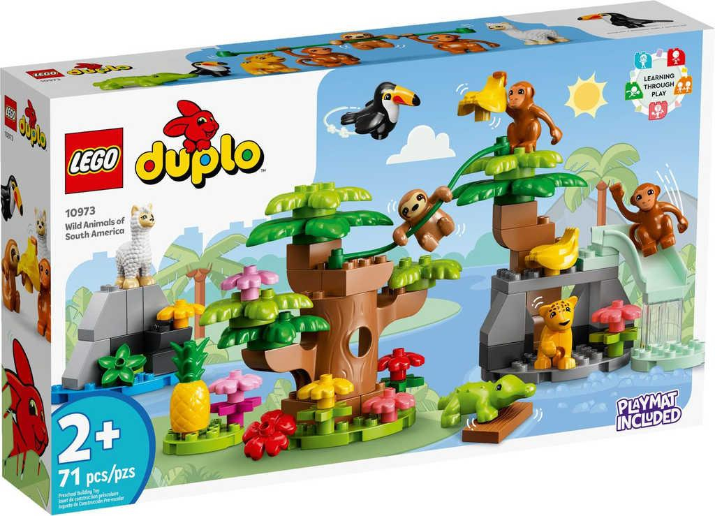 LEGO DUPLO Divoká zvířata Jižní Ameriky 10973 STAVEBNICE