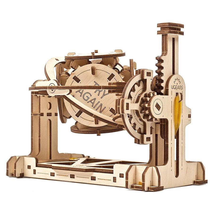 Ugears 3D dřevěné mechanické puzzle STEM náhodný generátor