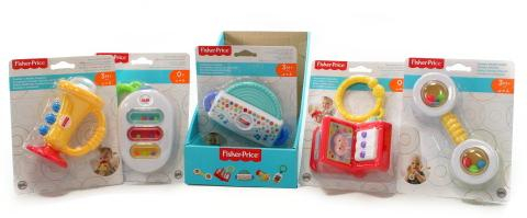 Fisher Price Hudební kousátko/chrastítka FFL29