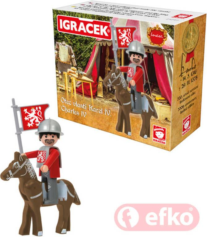 EFKO IGRÁČEK Karel IV figurka speciální edice STAVEBNICE