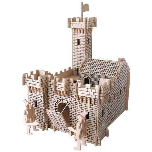 Woodcraft Dřevěné 3D puzzle hrad I