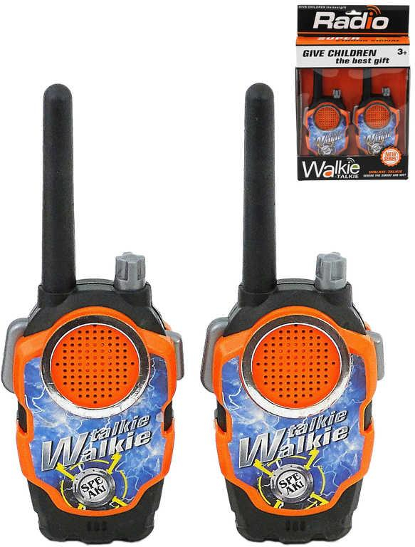 Vysílačky Walkie Talkie dětské set 1 pár na baterie