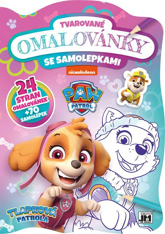 JIRI MODELS Omalovánky tvarované + samolepky III. Tlapková Patrola