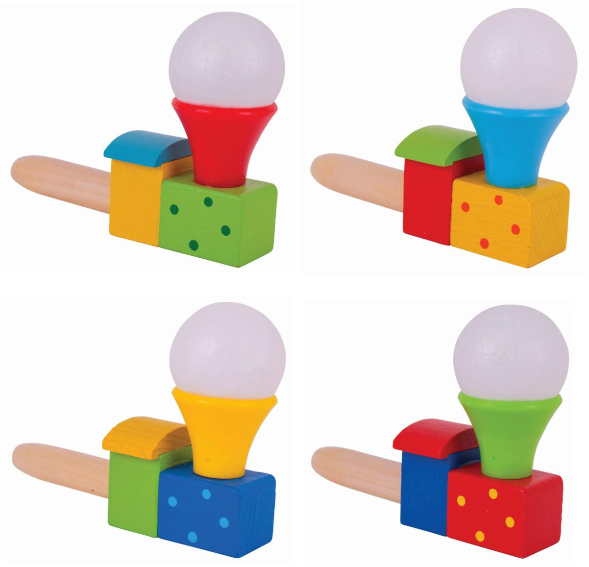 Bigjigs Toys Foukání lokomotiva s balónkem 1ks