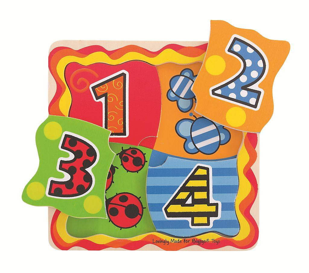 Bigjigs Toys Moje první počítací puzzle