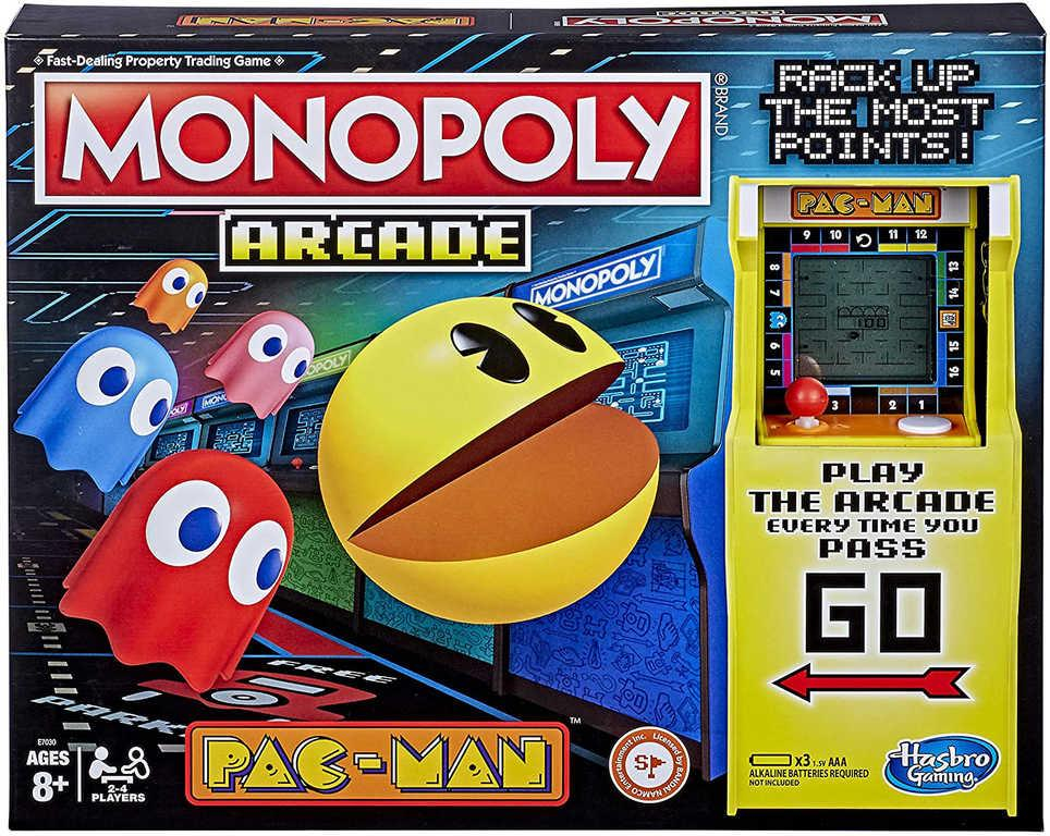 HASBRO Hra MONOPOLY Pac-Man na baterie *SPOLEČENSKÉ HRY*