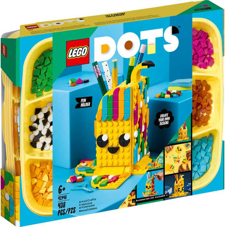 LEGO DOTS Stojánek na tužky – roztomilý banán 41948 STAVEBNICE