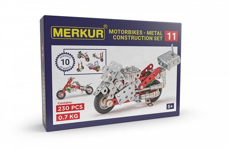 Merkur 011 Motocykl, 230 dílů, 10 modelů