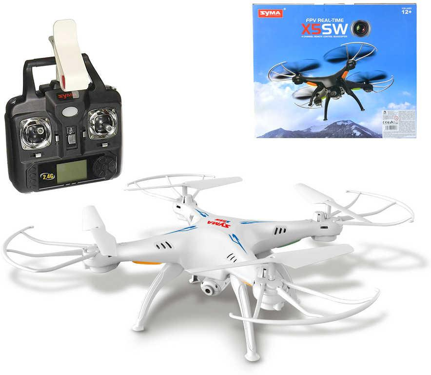 RC Dron na vysílačku 2,4GHz na baterie Wi-Fi kvadrokoptera s HD kamerou