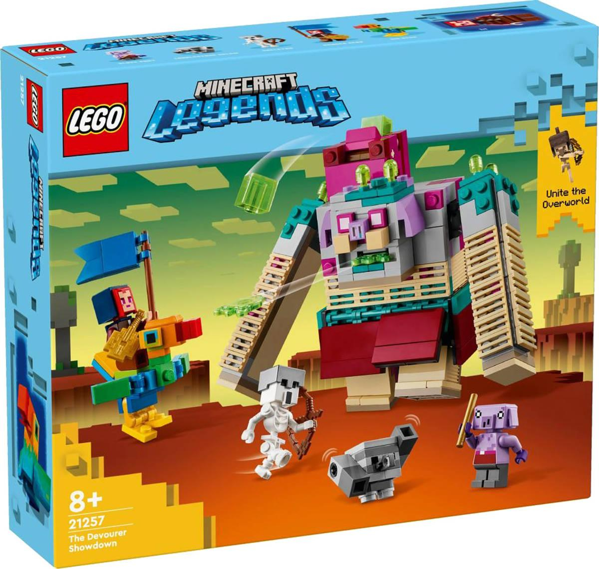 LEGO MINECRAFT LEGENDS Souboj s Požíračem 21257 STAVEBNICE