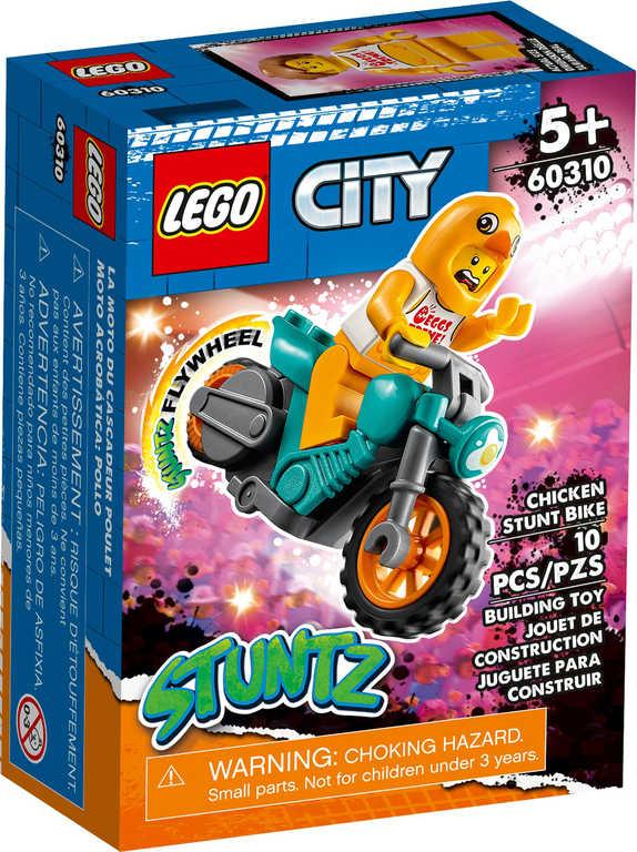 LEGO CITY Motorka kaskadéra Kuřete 60310 STAVEBNICE