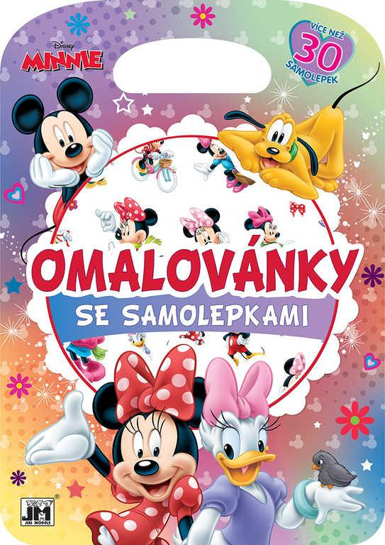 JIRI MODELS Omalovánky se samolepkami Disney Minnie Mouse