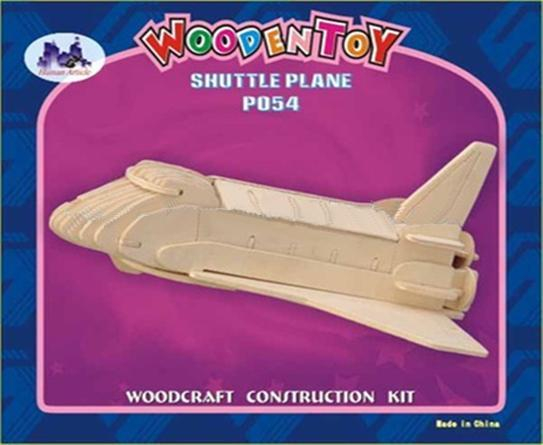 Woodcraft Dřevěné 3D puzzle raketoplán